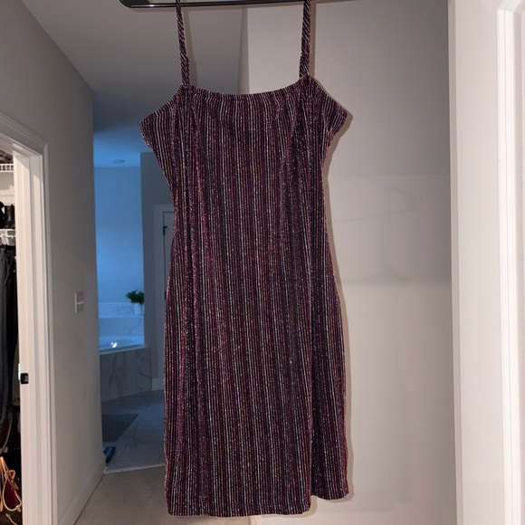 Sparkly Pink Spaghetti strap Dress - Picture 1 of 5